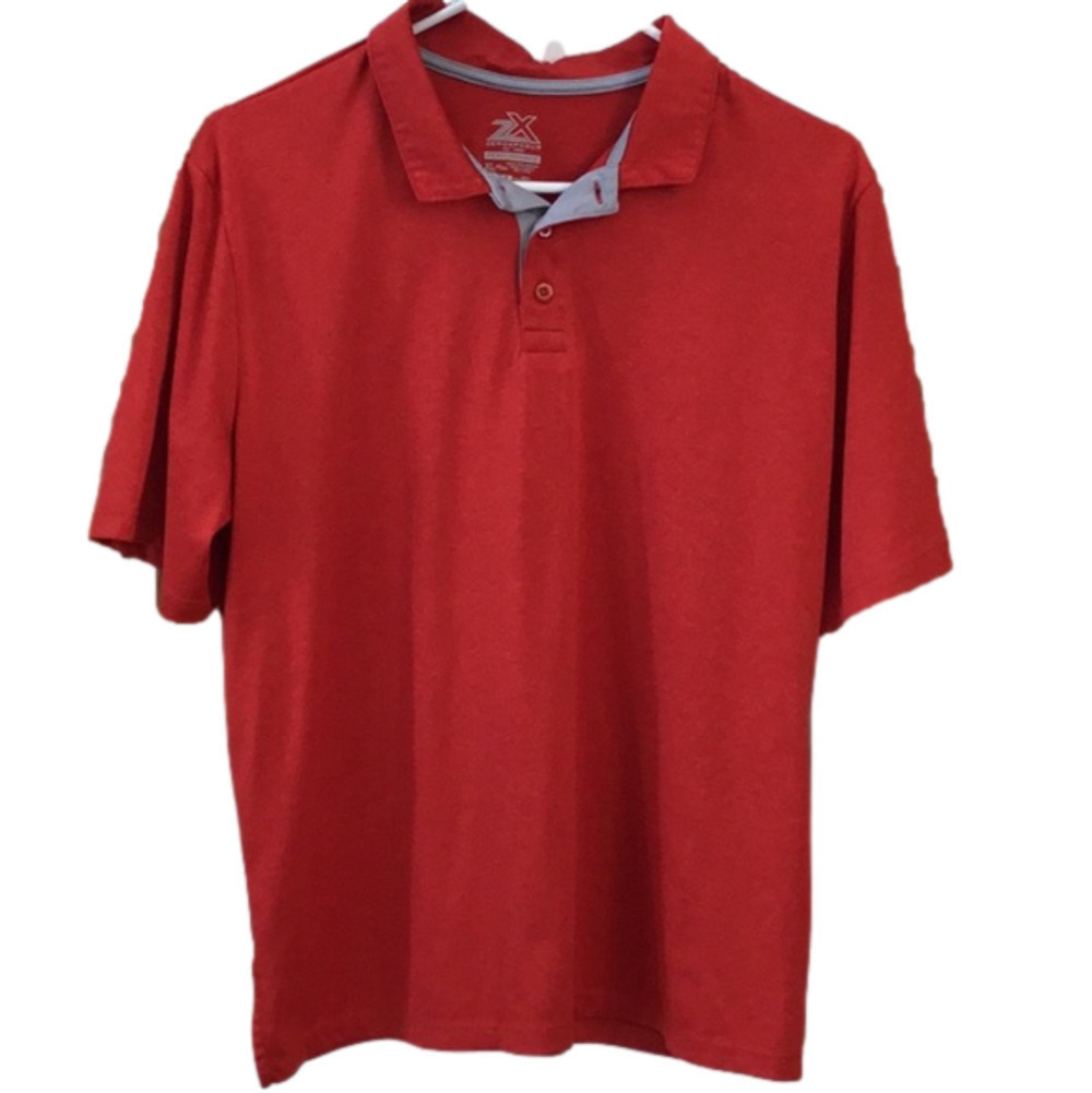 MENS ZeroXposur polo style shirt. Size XL. (18-20). Orange.